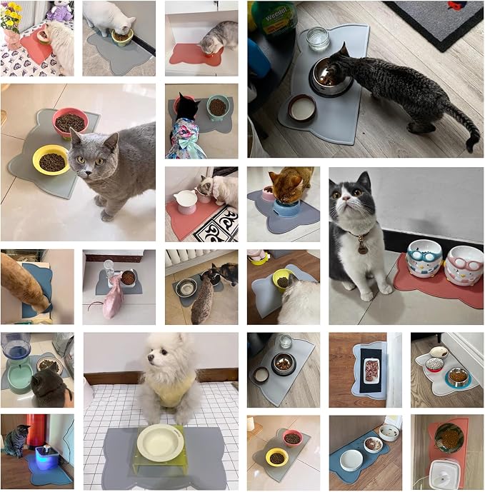 Cat Food Mat, Silicone Pet Feeding Mat - Image 6