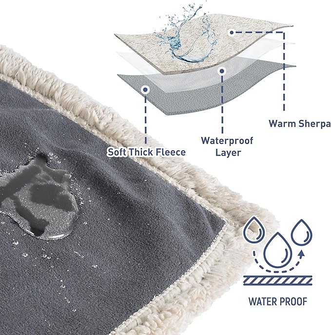 Kritter Planet Waterproof Bed Blanket - Image 3