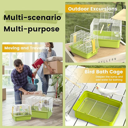 Small Bird cage, Travel Cage for Birds and Small Animals, Parakeet cage - Image 6
