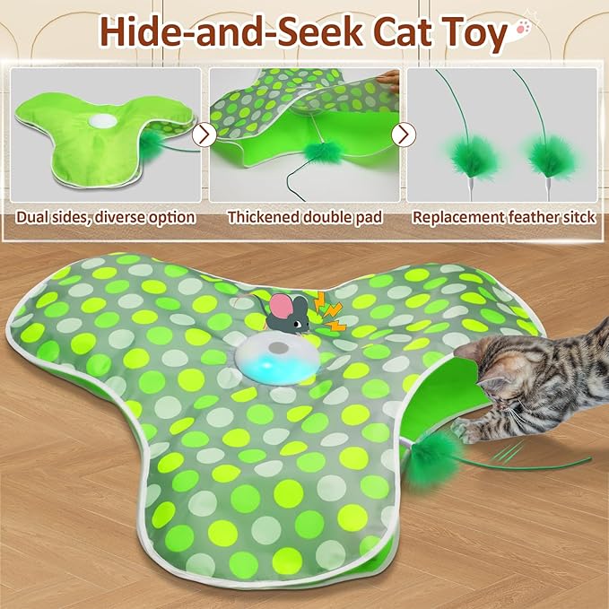 Interactive Cat Toy, Automatic Cat Toys - Image 2