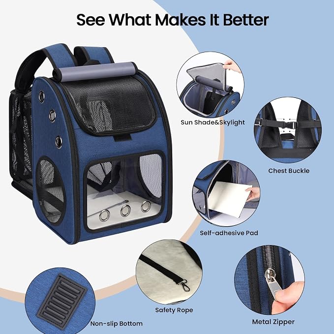 Expandable Pet Carrier Backpack - Image 3