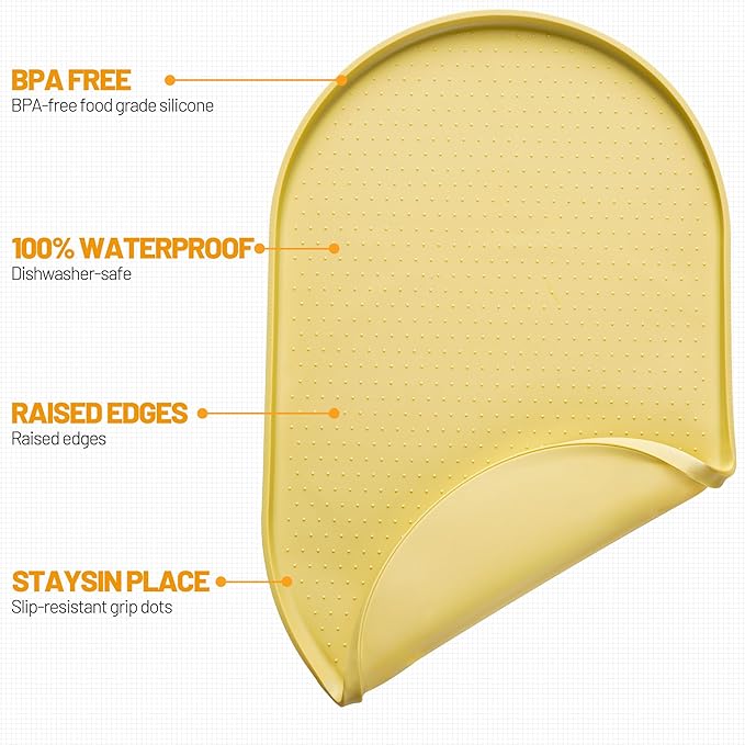 Hubulk 100% Waterproof Silicone Pet Feeding Mat - Image 2