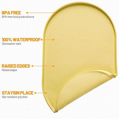 Hubulk 100% Waterproof Silicone Pet Feeding Mat - Image 2