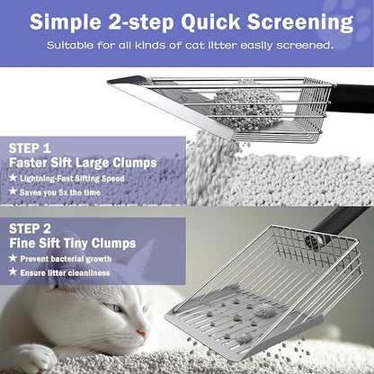 Metal Cat Litter Scooper Kit - Image 4