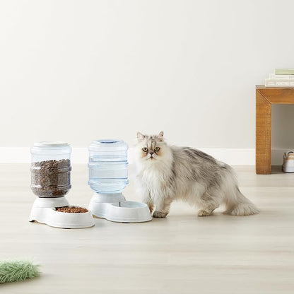 Amazon Basics Automatic Pet Water Dispenser and Gravity Food Feeder Set - Image 10
