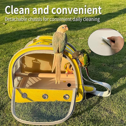 Bird Carrier, Bird Cage Parakeet Parrot Budgie Carrier Backpack - Image 6