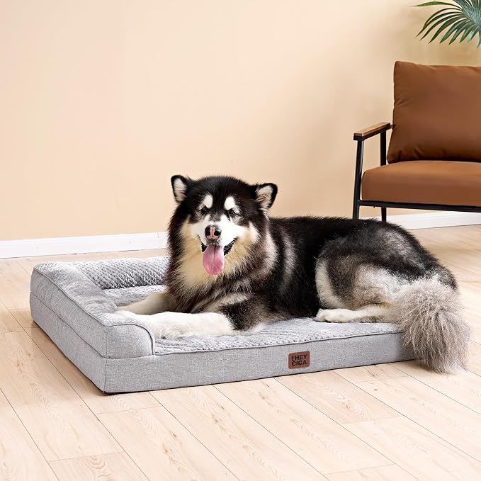 EHEYCIGA Extra Large Dog Bed Othorpedic 44x32x6.5, Memory Foam XL Dog Bed - Image 9