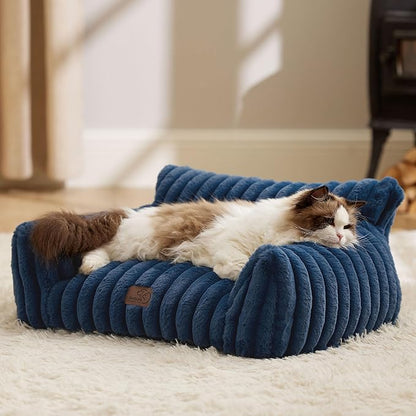 Bedsure ComfyFleece™ Cute Cat Couch by BEDSURE