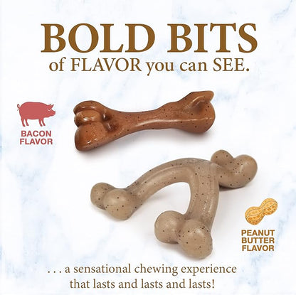 Nylabone Gourmet Style Femur & Wishbone Strong Chew Toy - Image 3