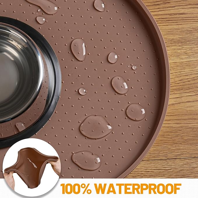 Hubulk 100% Waterproof Silicone Pet Feeding Mat - Image 4