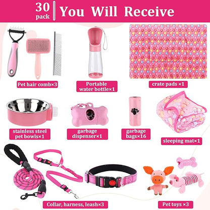 30 Pcs Puppy Supplies Starter Kit - Image 2