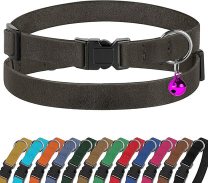 Breakaway Cat Collar Leather by BUDKAS