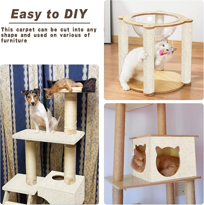 Cat Scratching Mat, DIY Cat Scratchers Furniture Protector - Image 7