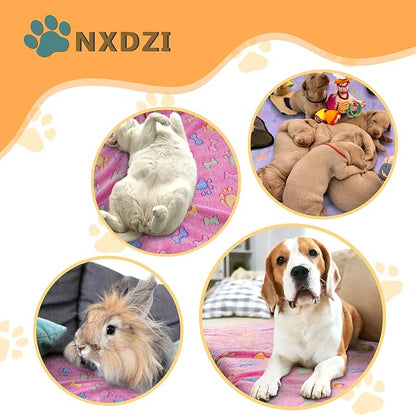 Dog Blankets for Large Dogs, 3 Pack Dog Blanket Washable 41" x 31", Fuzzy Soft - Image 4