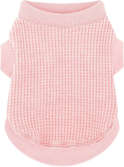Cozy and Functional Dog Shirts for Small Puppies: Stretchable Pink Attire by Paiaite