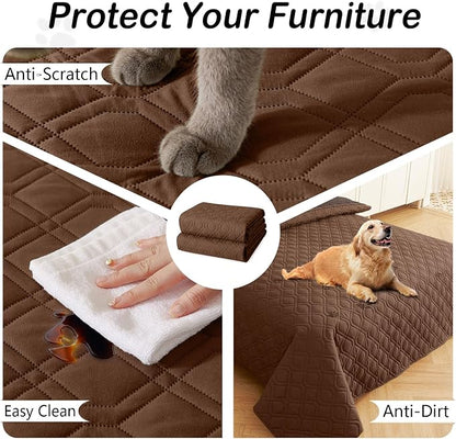 hyha Waterproof Dog Bed Blanket, Soft Pet Blankets, Waterproof Couch Cover - Image 4