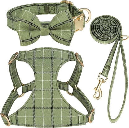 Beirui Cute Small Dog Harness Collar and Leash Set by Beirui