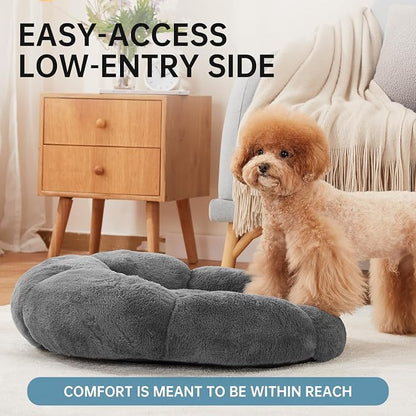 OhGeni 24 inches Calming Donut Dog & Cat Bed - Image 2