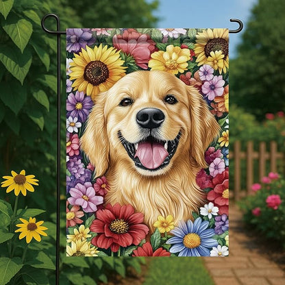 Golden Retriever Garden Flag 12x18 Inch Dog - Image 6