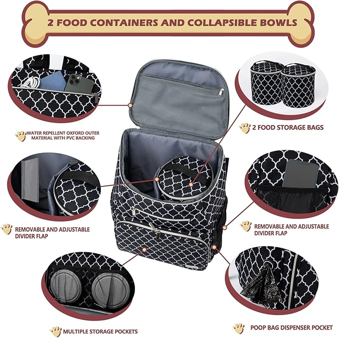 BAGLHER Dog Travel Bag Backpack, Airline Approved Pet Supplies Backpack - Image 2