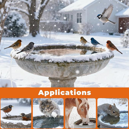 Bird Bath Heater | Pond De-icer, Safety Thermostatically Controlled - Image 5