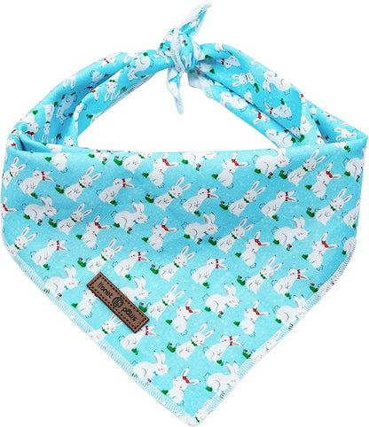 lionet paws Easter Bunny Dog Bandana by lionetpaws