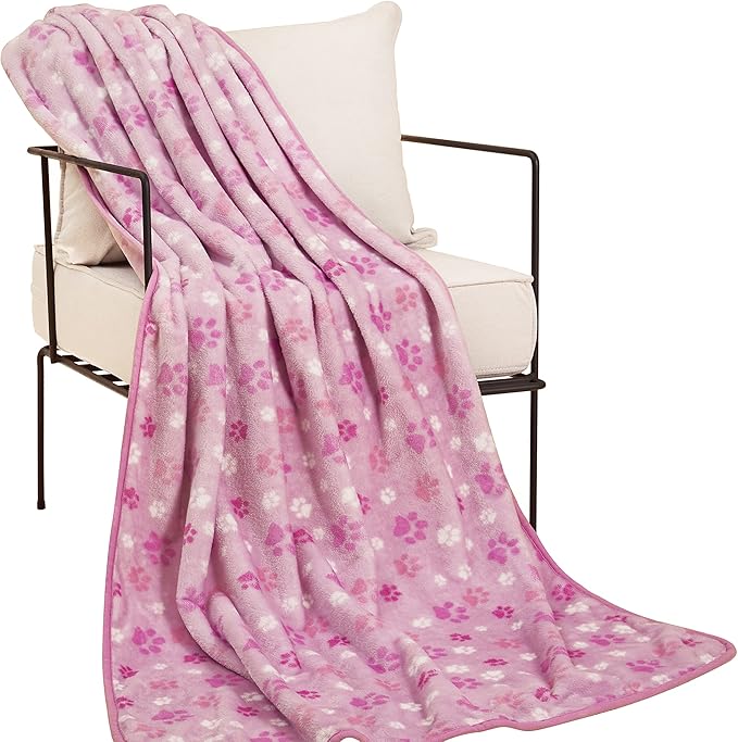Allisandro Luxurious Dog Blanket, Extra Softness 350 GSM Flannel Fleece Pet - Image 4