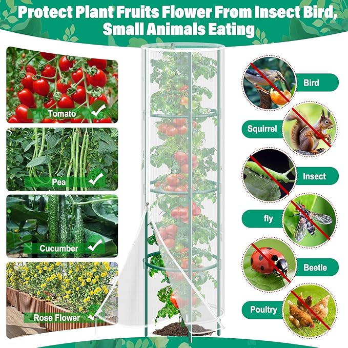 3 Pack Garden Bird Netting Plant Cover - Image 6