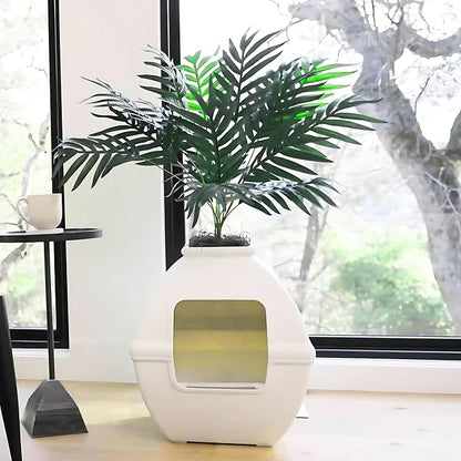 Good Pet Stuff Hidden Litter Box Planter, Decorative Cat Litter Enclosure - Image 14