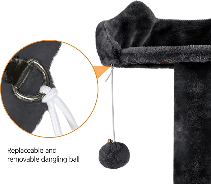 Yaheetech Multi-Level Cat Tree for Large Cats, - Image 5