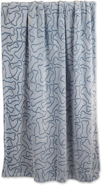 Bone Dry Embossed Bone Print Pet Blanket - Image 3