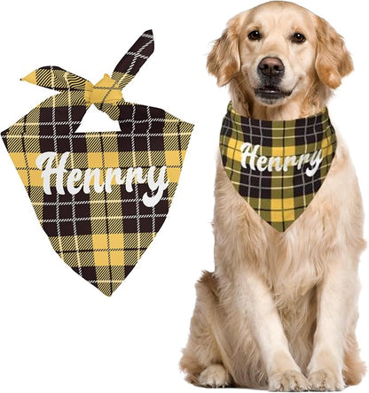 Custom Pet Scarf Personalized Dog Bandana by DOREALA