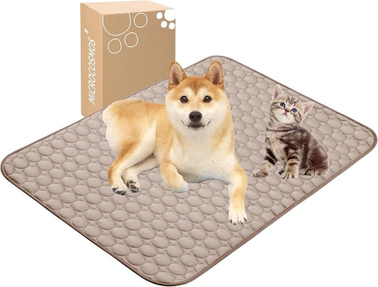 MICROCOSMOS Summer Cooling Mat & Sleeping Pad- Water Absorption Top, Easy Carry by MICROCOSMOS