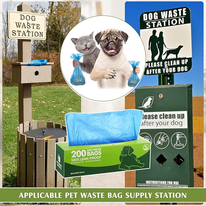 Sherr 20 Boxed Rolls 4000 Counts Dog Poop Bags Bulk Leak Proof Dog Waste Bags - Image 2