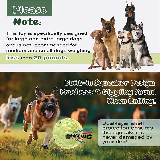 KADTC Extra-Large Size Durable Dog Giggle Ball U.S. Patent & Brand & Design - Image 5