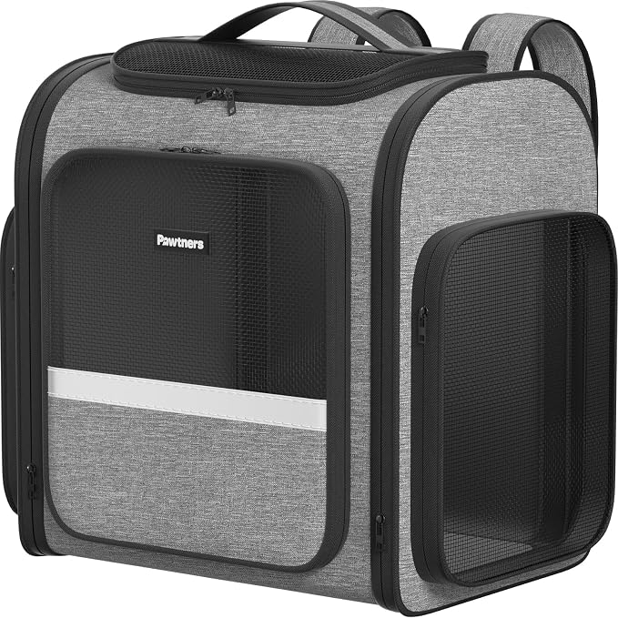 Pawtners Dog Backpack Carrier Large Pet Carrier Backpack by Pawtners