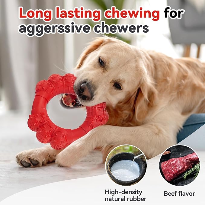 Indestructible Dog Chew Toys for Aggressive Chewers, Super Chewer Toys for - Image 3