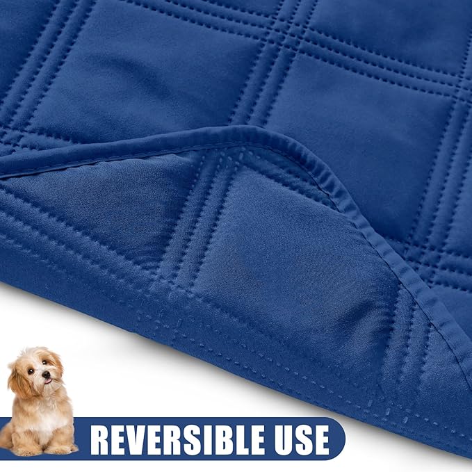 Smiry Waterproof Dog Bed Cover Blanket 52x82, Soft Reversible Pet Blanket - Image 3