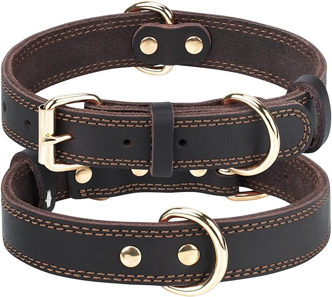 Joytale Genuine Leather Dog Collar by Joytale