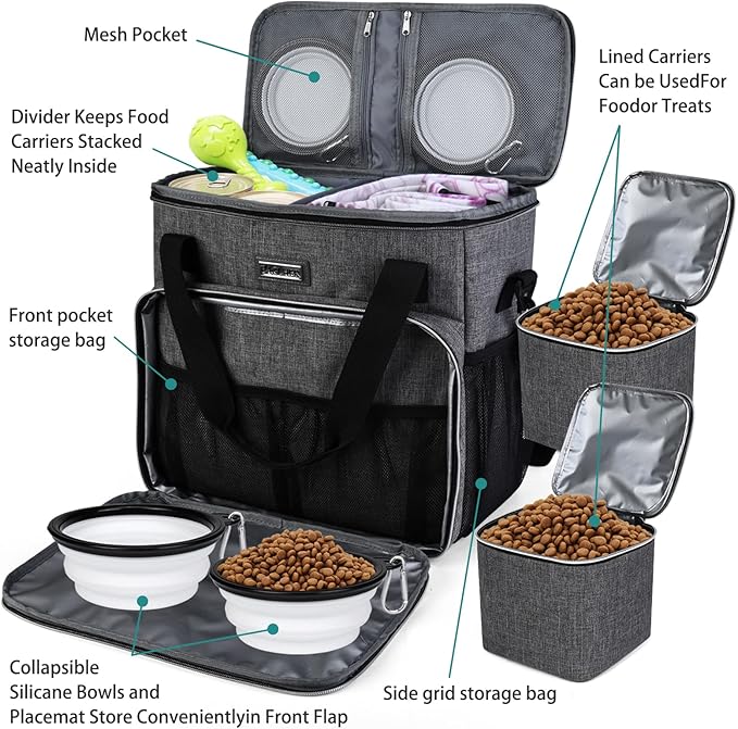 BAGLHER Dog Travel Bag, Pet Travel Bag, - Image 5