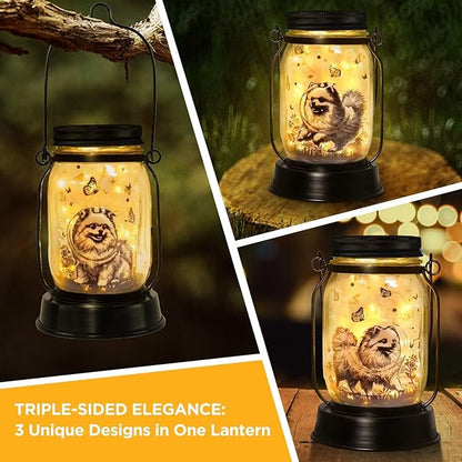 kyoryuger Pomeranian Gifts for Women/Men Pomeranian Solar Lanterns Dog Mom - Image 3