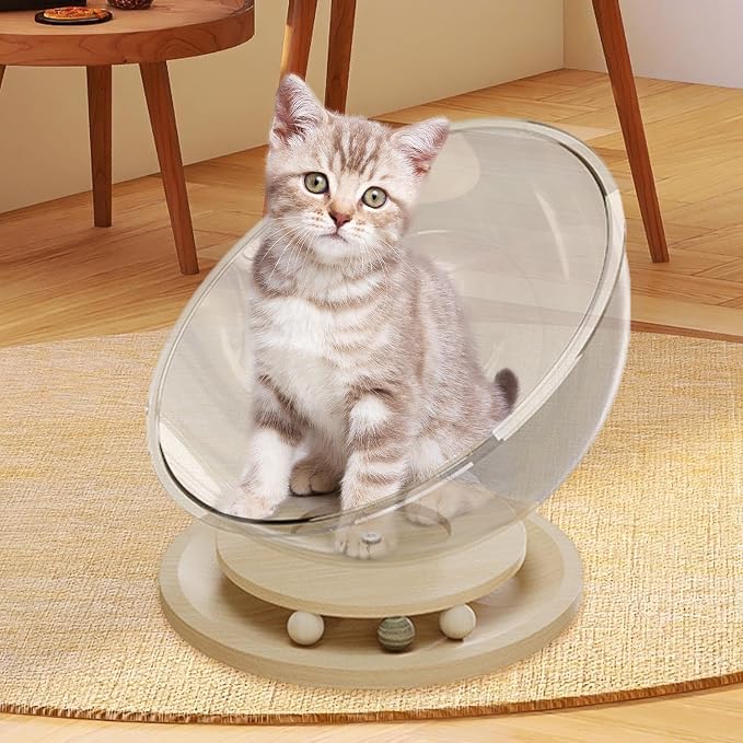 Space Capsule Cat Bed, Pet Furniture, Easy Cleaning, Universal Small Pets - Image 3