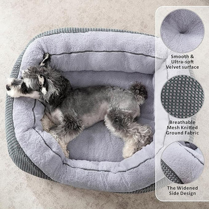 INVENHO Small Dog Bed for Small Dogs, Cat Beds for Indoor Cats Washable - Image 2