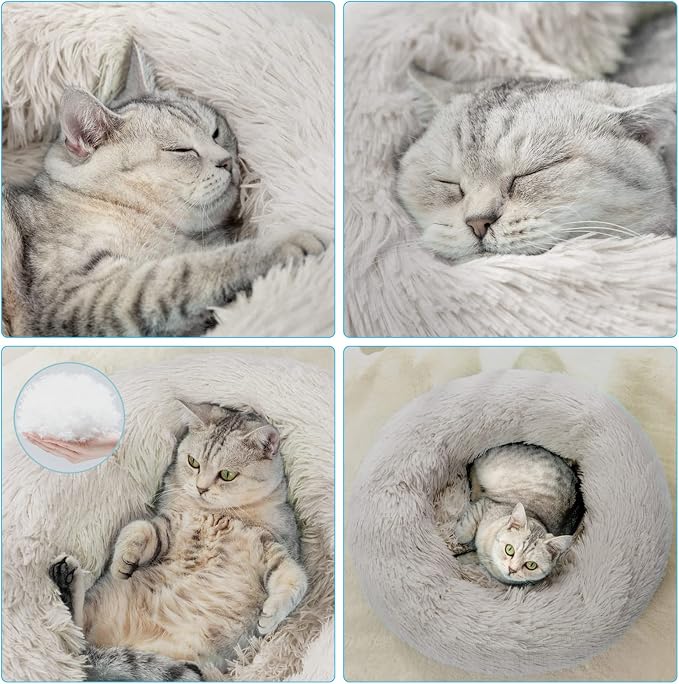 Cat Beds for Indoor Cats, 20 Inch Dog Bed for Small Melium Large Dogs, - Image 4