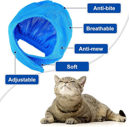 9 Pcs Cat Bathing Bag Set Cat Shower Bag Anti Bite and Scratch - Image 4
