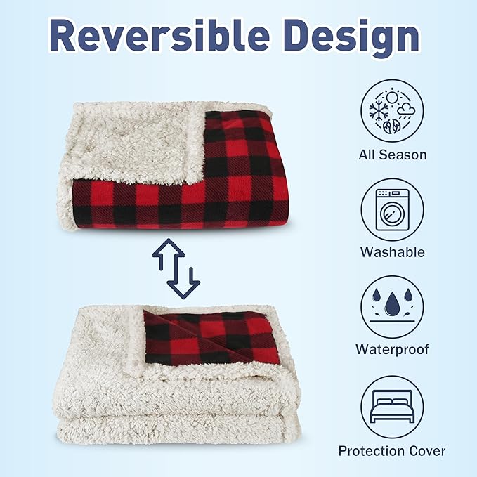 Kritter Planet Waterproof Dog Blanket, Reversible Water Proof Pet Blanket - Image 2