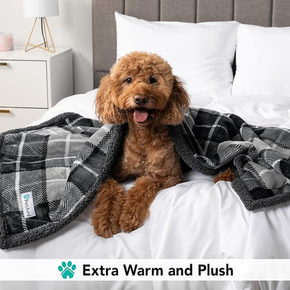 PetAmi Dog Blanket for Bed, XL Pet Blanket Large Dogs, Fleece Furniture Couch - Image 4
