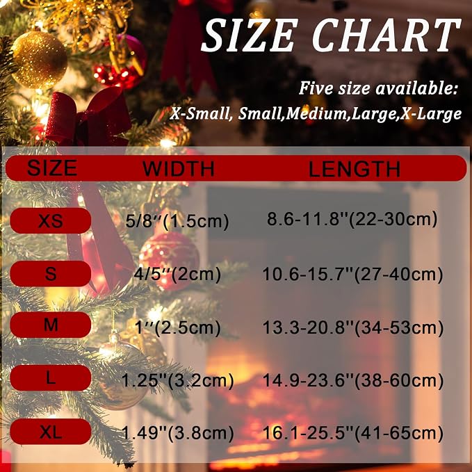 Christmas Plaid Dog Collar - Image 6