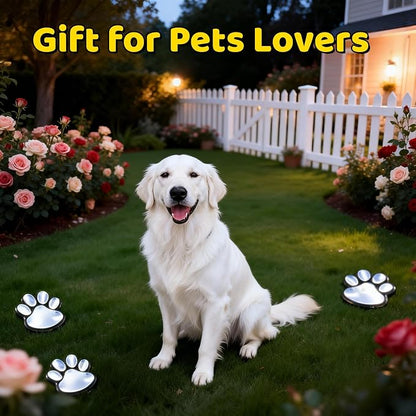 3pcs-Solar Paw Print Lights, Wireless of Cat Dog Animal Solar Lights Outdoor - Image 8
