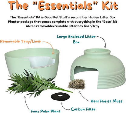 Good Pet Stuff Hidden Litter Box Planter, Decorative Cat Litter Enclosure - Image 5